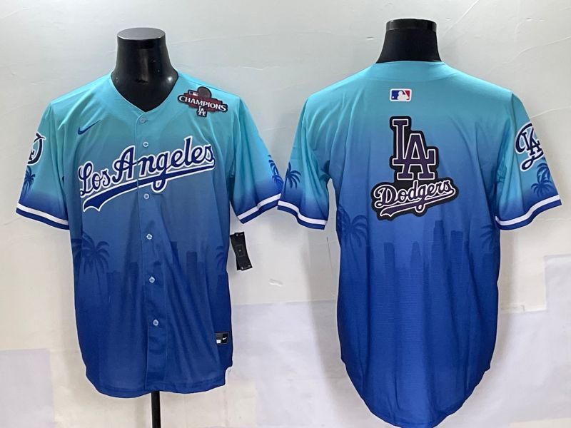 Men 2025 Los Angeles Dodgers Blank Blue Game Nike MLB Jersey style 62618->los angeles dodgers->MLB Jersey